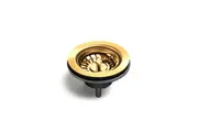 Oliveri Basket Waste with Extended Screw Length Brushed Gold for Kitchen Sink AC14-AU-EXT