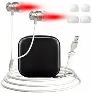 Infrapeace 650nm Red Light Earplugs - Support for Tinnitus, USB & Type-C Compatible