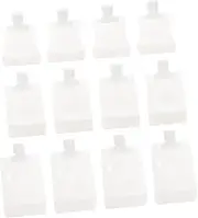 OATIPHO 12Pcs Self Supporting Suction Mouth Liquid Bag Travel Sized Lotion Packing Containers Portable Shampoo and Sub Bags for Skin Care and Toiletries