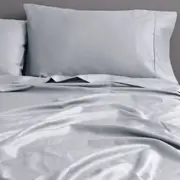 Canningvale Fitted Sheet Set Bedding Palazzo Royale 1000TC Silver