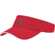 NEW adidas Men's CLIMALITE Adjustable Golf/Tennis/Running Hat/Cap/Visor-Scarlet
