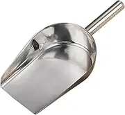 Ciieeo Stainless Steel Multi Purpose Scoop Food Ice Shovel for Kitchen Use Smooth Polished Surface for Easy Cleaning for Ice Flour Grains More