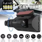 Car DVR Dash Cam Dual Lens Video Recorder G-Sensor 1080P Front And Inside Camera