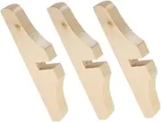TOGEVAL 3pcs Divider Base Stand Panel Feet for Space Partitioning and Wear Resistant Bracket for Living Bedroom Office and Relaxation Areas