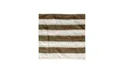 Sequined Embroidered Cushion Cover Brown
