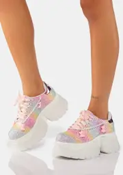 [Koi Footwear] Pastel Glitter Popping Candy Sneakers