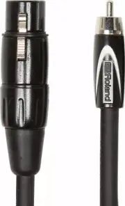 Roland Interconnect cable—XLR female to RCA, 5 ft RCC-5-RCXF