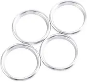 MKVAXR for A1 S1 8X 2010-2018 Sport S-tronic Sportback Ego Car Air Outlet Decorative Ring for Quattro AC Vent Trim Cover Dashboard Air Vent Decorative Frame(Silver)