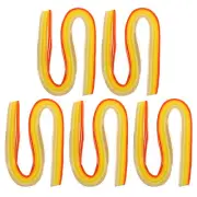 600pcs Quilling Strips Paper 5mm 21" Origami Paper Quilling Strip, Yellow