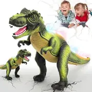 Remote Control Dinosaur Toys for Kids Electronic Walking Dinosaur Robot with ...