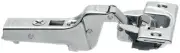 Blum 71B9650 CLIP Top Partial Overlay Screw-On Cabinet Door Hinge - Nickel