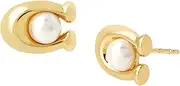 [Coach] Pearl C Stud Earrings