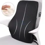 Lumbar Support Back Seat Cushion Memory Foam Lumbar Cushions Backrest Pillow UK