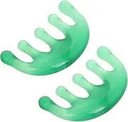 PACKOVE 2pcs Scalp Massage Comb Head Massager Tool for Head Fatigue Relief Portable Hair Brush for Scalp Enhancement for Home and Travel