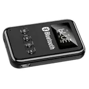 Bluetooth FM Transmitter Adapter Car Stereo Audio Wireless Music Receiver TV PC