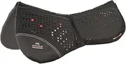 Premiere Equine PE-HA-3000 Anti-Slip Collection Half Pad Tech Grip Pro Black Saddle Pad