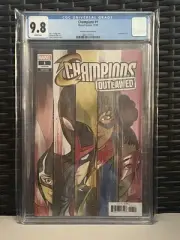 Champions Outlawed #1 1:50 Peach Momoko Variant CGC 9.8 White Pages