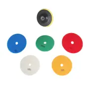 5 Inch Diamond Concrete Polishing Pads Wet Dry Set For Marble Stone Quartz
