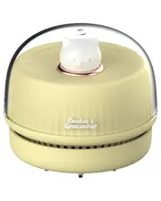 Multitasky Kitty Yellow Desktop Vacuum