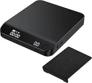 BOLUX-JS Coffee Scale, Multifunction Electronic Espresso Scale, Weigh Digital Drip Cone Scale with Timer, 0.1g Precise Graduation, 2000 Grams Mini Digital Food Kitchen Scale for Baking, Cooking