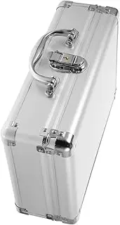 COHEALI Aluminum Alloy Tool Case with Sponge Inserts Hard Storage Briefcase for Instruments Makeup Tools Secure Latch Comfortable Grip Lightweight Durable Design