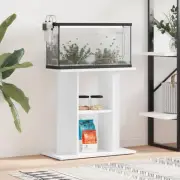 Aquarium Stand White 60x30x60 cm Engineered Wood Fish Tank Furniture Stora 33567