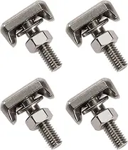 SING F LTD 4PCS Battery Cable T-Bolts Stainless Steel M6 Battery Pole Terminal Connectors Battery Cable End with Nuts and Washers Replacement for Car Marine Boat