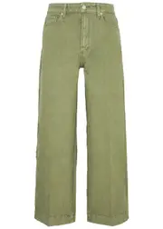 Paige Anessa Wide-leg Jeans - Green - 26 (W26 / UK8 / S) 26 (W26 / UK8 / S)