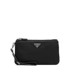 [Prada] Prada Re-Nylon Partitioned Clutch ONE SIZE BLACK