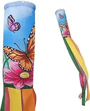 Madrona Brands Garden Butterfly Windsock | Durable Outdoor Hanging Decoration | Yard, Patio, Lawn, Deck | 60 Inch