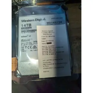 wd  red pro efgx 紅標 pro 14tb nas 3.5吋 硬碟 企業級