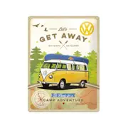 Nostalgic-Art Large Sign VW Bulli - Let's Get Away!