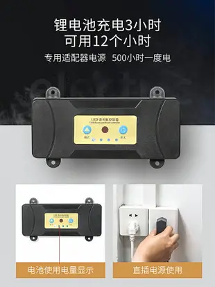 商用小黑板/LED展示牌 電子熒光板廣告板小黑板店鋪用發光板廣告牌熒光屏手寫板寫字板商用充電展示板擺攤『XY39762』