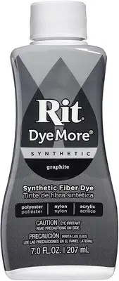 Rit Dye UR810.GRAP Fabric Liquid Dye Synthetic Dyemore, 7-Ounce, Graphite