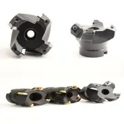 45 Degree Face Milling Cutter Head Square Blade KM12-50-22-4T CNC Milling Tool