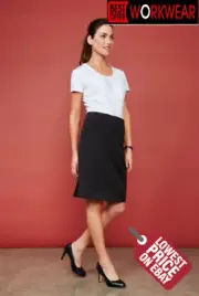 Biz Collection Detroit Ladies Flexi-Band Skirt BS612S