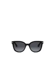 Bulgari Square Frame Sunglasses 52 Black