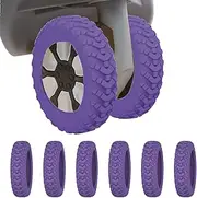 Suitcase Wheel Socks - Silicone Suitcase Protector,Luggage Wheel Cover for Most 8-Spinner Wheels Reduce Noise for Travel Accessories Foccar