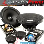 PRECISION POWER AS.65C2 ATOM 6.5" CAR COMPONENT SPEAKERS TWEETERS CROSSOVERS NEW