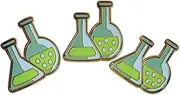 [Novel Merk] Science & Chemistry Icons Lapel Pin, Hat Pin & Tie Tack Set with Clutch Back