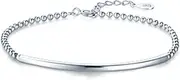 Fancy Link Chain Bracelet. Sterling Silver Bracelet For Women,Women 925 Sterling Silver Bracelet Minimalist Ladies 925 Sterling Silver Bracelets