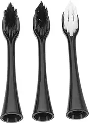 Beavorty Toothbrush Head Replacements 3pcs Electric Toothbrush Replacement Heads Gentle Bristles for Family Use