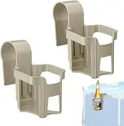 Pool Drink Holder, Pack of 2 Pool Edge Drink Holder Made of Plastic, Multifunctional Poolside Cup Holder, Poolside Can Holder, Pool Cup Holder for Storing Drinks and Items