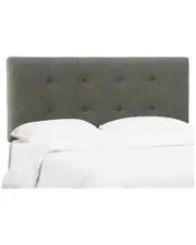 Skyline Furniture Tufted Linen-Blend Headboard