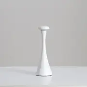 GGP White Modern Minimalist Led Mushroom Lamp Touch Control Rechargeable Night Light