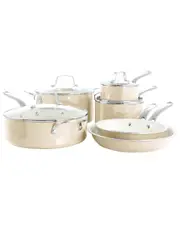 Martha Stewart Lockton Premium 10pc Ceramic Nonstick Cookware Set
