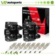 2 For 1994-97 Ford Thunderbird V8 4.6L Ignition Coil & Spark Plug (for: Ford)