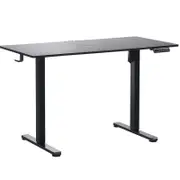 120 x 70cm Electric Standing Desk Height Adjustable Motorised Electric Sit Stand in Black