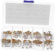 DECOMELODY Electronics Diy Capacitor Kit Assorted Values 10p-100nf Ceramic Capacitors Plastic Box