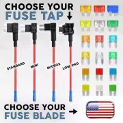 Add-A-Circuit Blade Fuse Tap Standard Mini Micro2 Micro3 Low-Profile Adapter kit